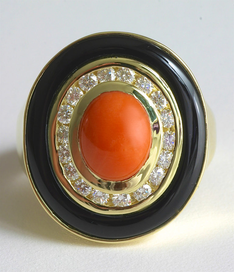 Colored Stones Ring - Tutera Jewelry Design