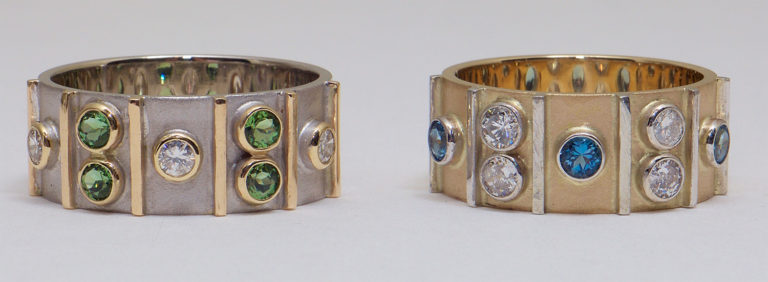 Colored Stones Rings - Tutera Jewelry Design