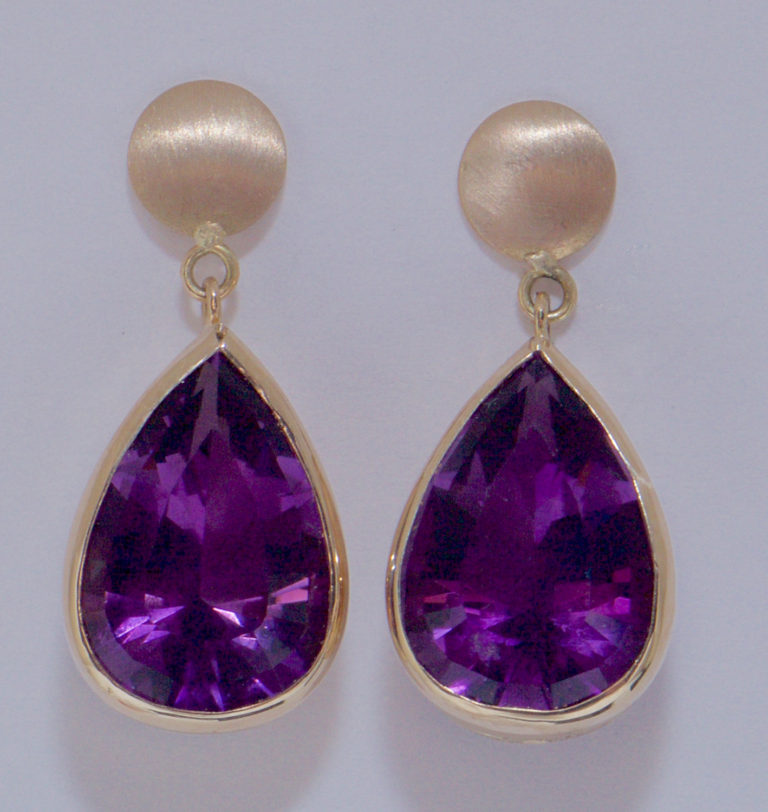 Colored Stones Earrings - Tutera Jewelry Design