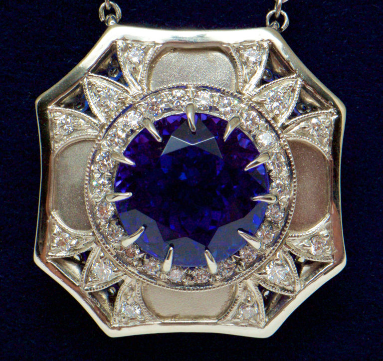 Colored Stones Pendant - Tutera Jewelry Design
