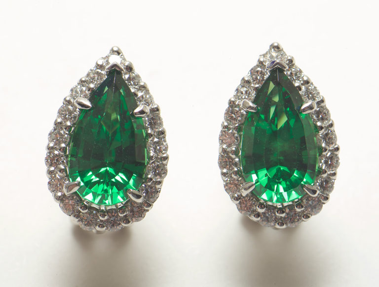 Colored Stones Earrings - Tutera Jewelry Design