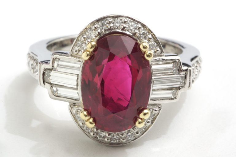 Colored Stones Ring - Tutera Jewelry Design