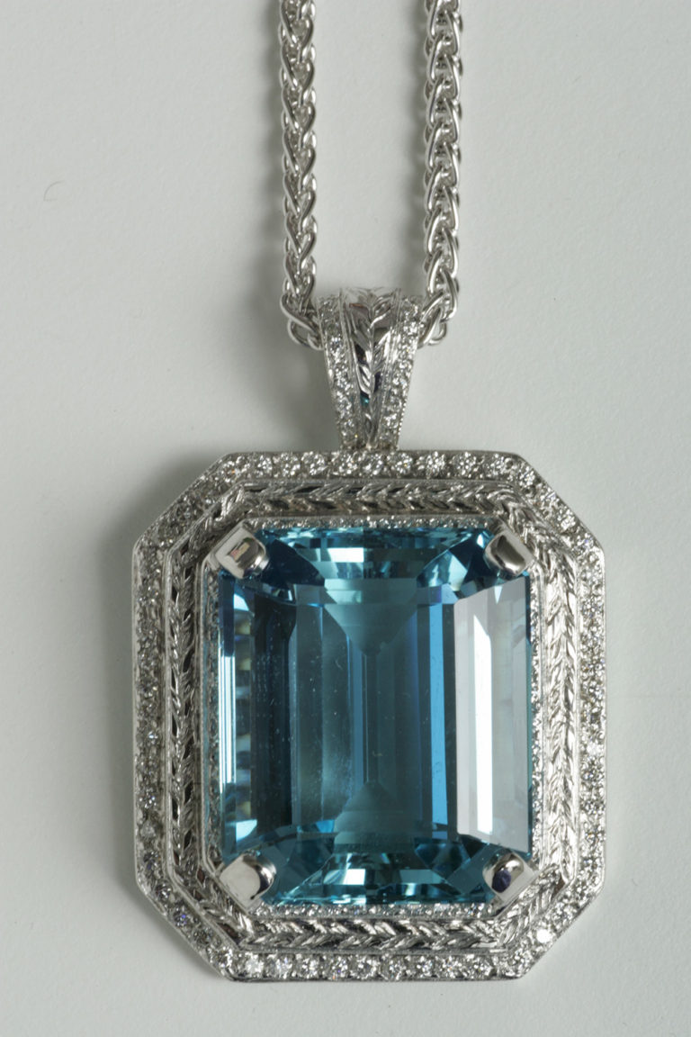 Colored Stones Necklace - Tutera Jewelry Design